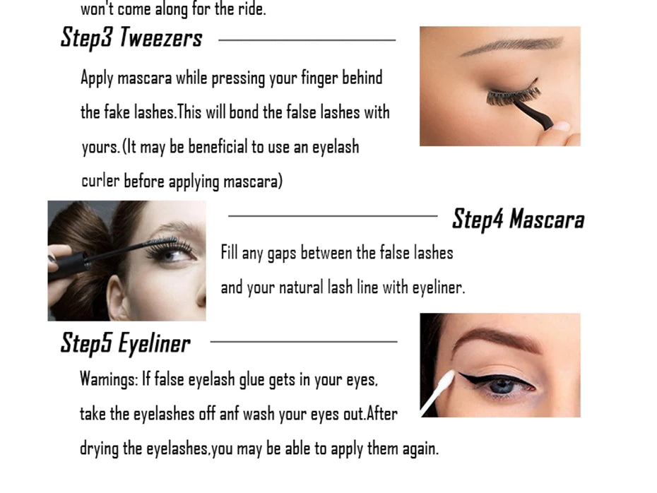 YSDO Half Eye Lashes 3/10/20 Pairs False Eyelashes Natural Faux Mink Lashes Cat Eye Lashes Sets Wing Eyelash Extension Tools