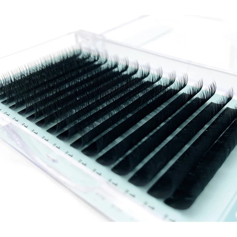 NATUHANA Wholesale 5Cases/Lot Artificial Mink Eyelash Extension Set B C D  Curl Silk Eye Lashes Individual False Mink Eye Lashes