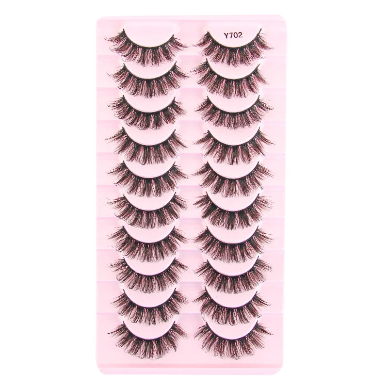 YSDO Half Eye Lashes 3/10/20 Pairs False Eyelashes Natural Faux Mink Lashes Cat Eye Lashes Sets Wing Eyelash Extension Tools