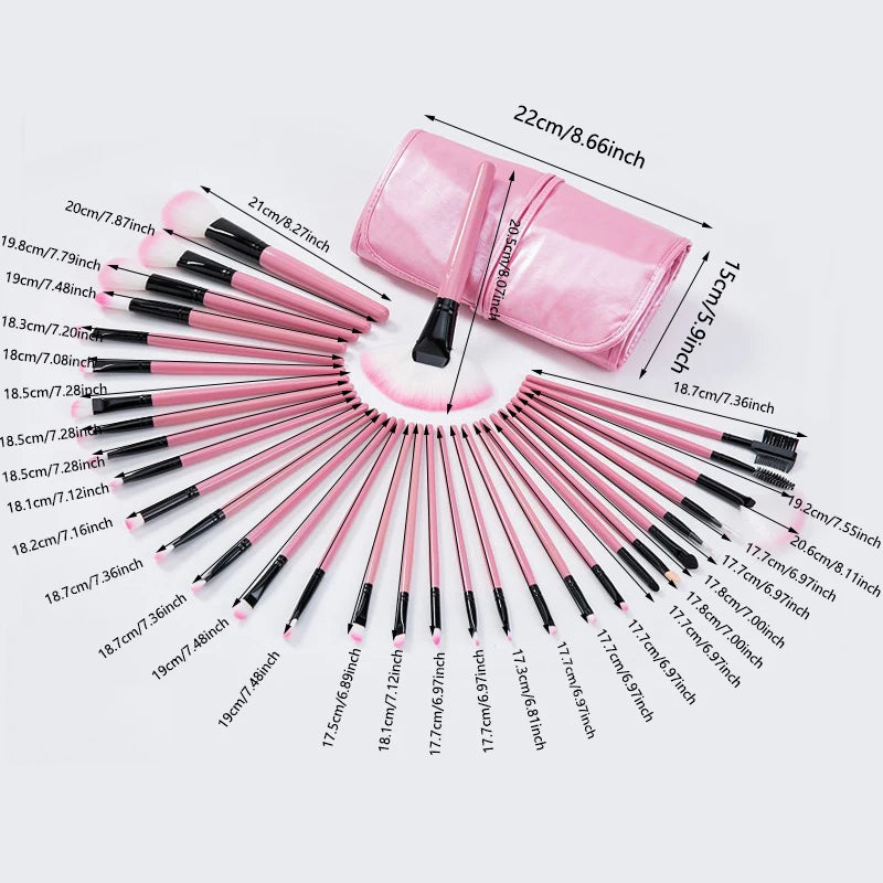 Makeup Brush Set - A set containing 37 makeup tools, a professional makeup set suitable for beginners.