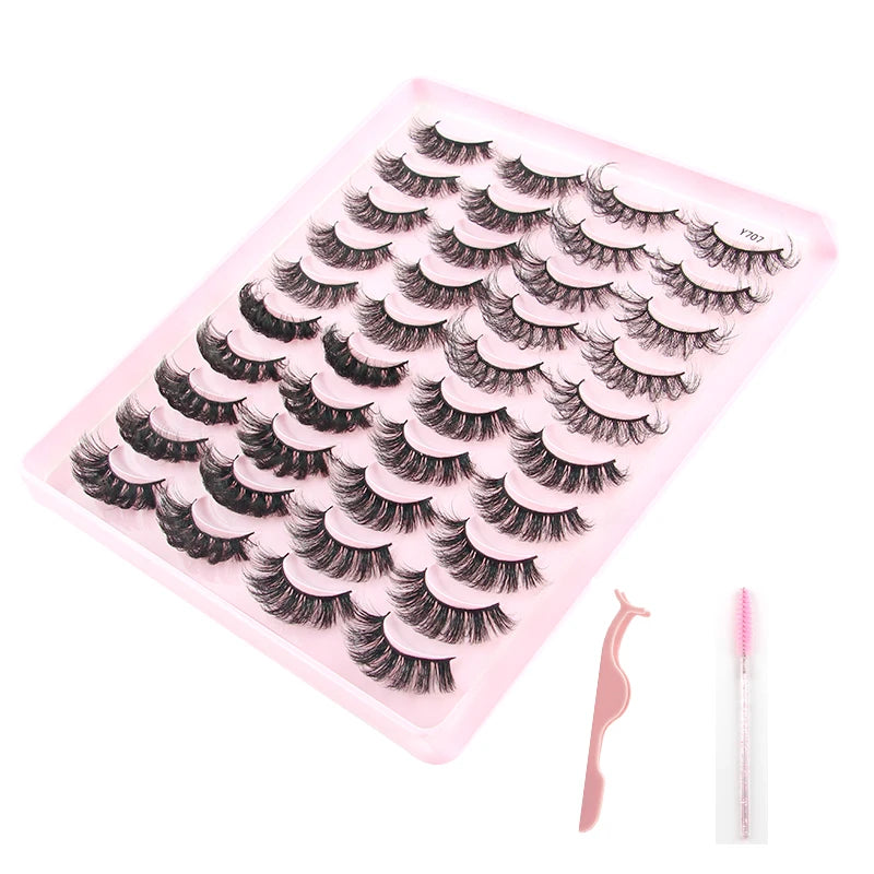 YSDO Half Eye Lashes 3/10/20 Pairs False Eyelashes Natural Faux Mink Lashes Cat Eye Lashes Sets Wing Eyelash Extension Tools